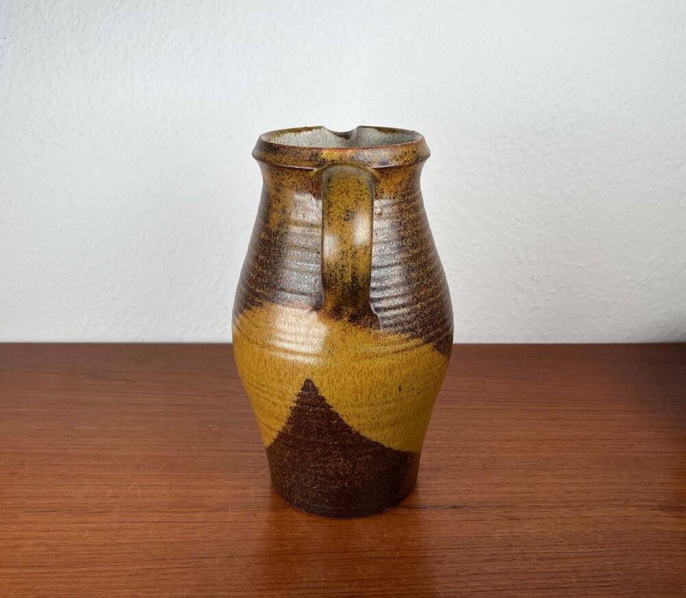 Ceramic Jug and Bowl Set, German Mid-Century Trenck Keramik Kellinghusen, 1960s, Set of 2