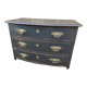 Commode galbée alsacienne XVIIIème patinée
