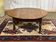 Table basse ovale en sapin début XXème