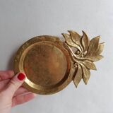 Plateau en bronze doré