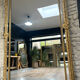 Mirror 244.5/142.5cm Louis XIV with mercury glass, gold leaf.