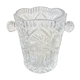 Cut crystal ice bucket
