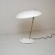 Mid-Century table lamp in aluminium and brass, Italy, 1950s
