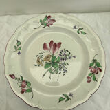 Plat à gâteaux en porcelaine de Luneville ( Keller & Guerin )