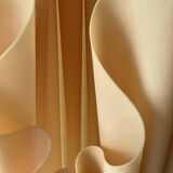 Athena table lamp draped in beige and pink, Georgia Jacob 1970