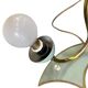 Set of 2 vintage rockabilly table lamps in mint green