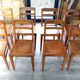 8 chaises de bistrot vintage Luterma Vibo Vesoul design René Gabriel année