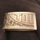 Towel round duo You and Me silver metal