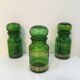 Trio of vintage apothecary style pots
