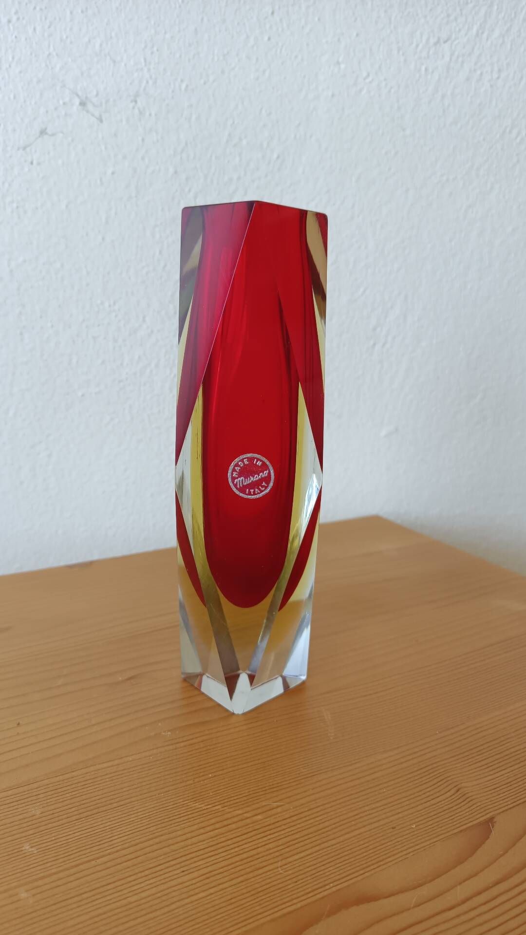 Facet vase Sommerso