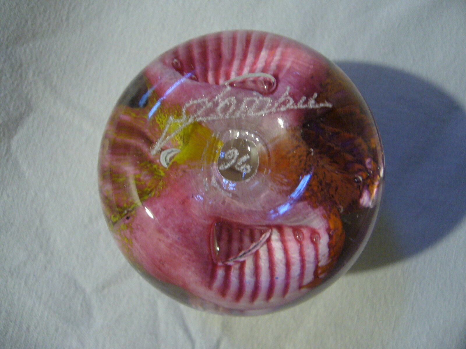 Press paper ball sulfide signed