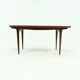 Sculptural Danish Design Extendable Teak Dining Table 1960s