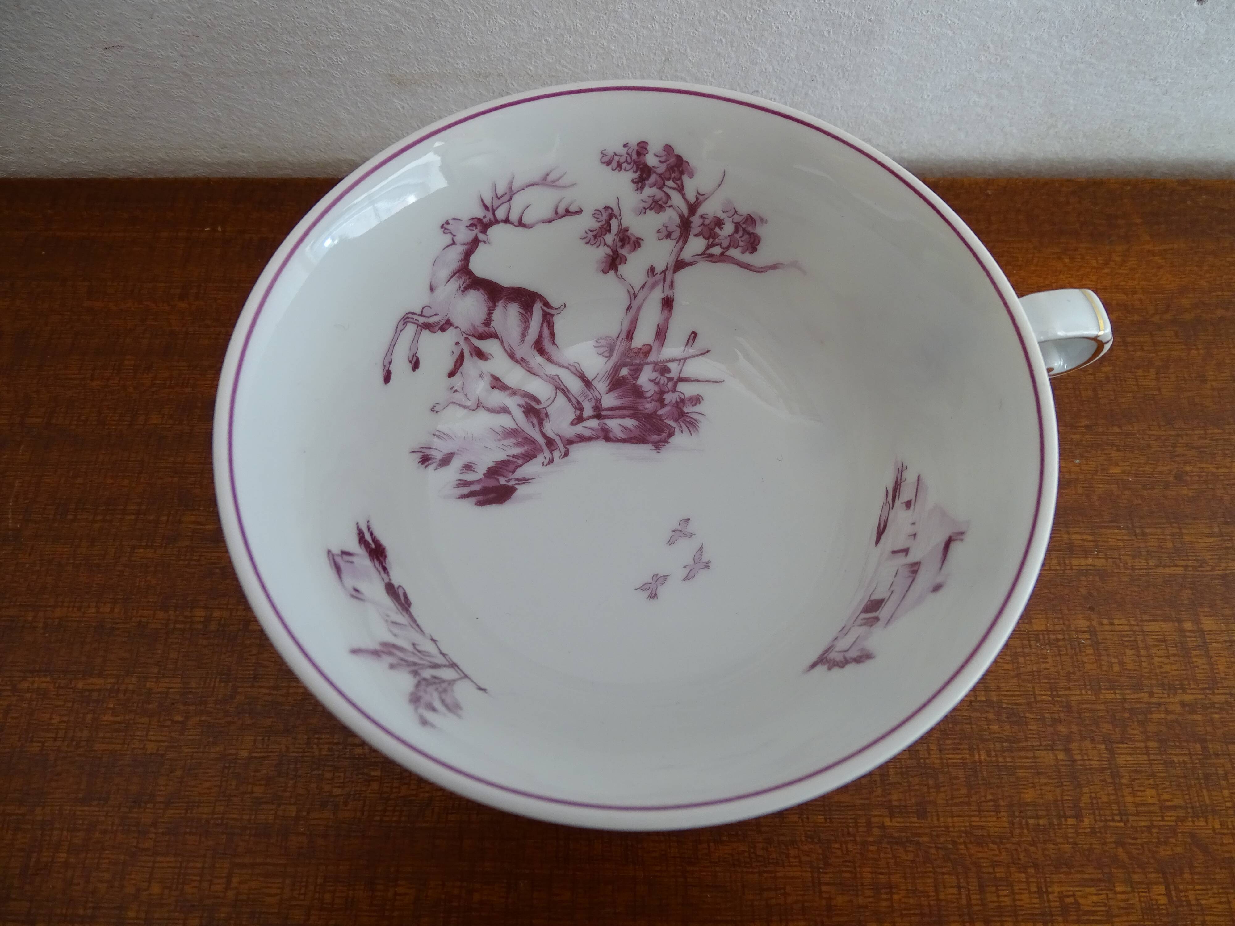 Porcelain coffee service Limoges Bernardaud & Cie - 6 people