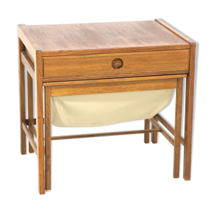 Table de chevet en teck,