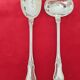 Antique silver-plated monogrammed cutlery set