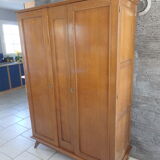 Wardrobe vintage Scandinavian compass feet