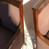 Pair of bergères, Restoration period
