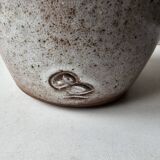 Glazed Ceramic Pitcher by Jeanne and Norbert Pierlot (Puisaye)