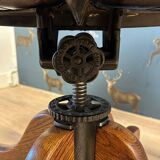 Antique oak office chair