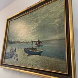 Reproduction Claude Monnet - “The beach of Saint Address”