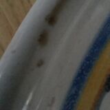 Plate in old earthenware