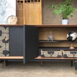 Black vintage sideboard