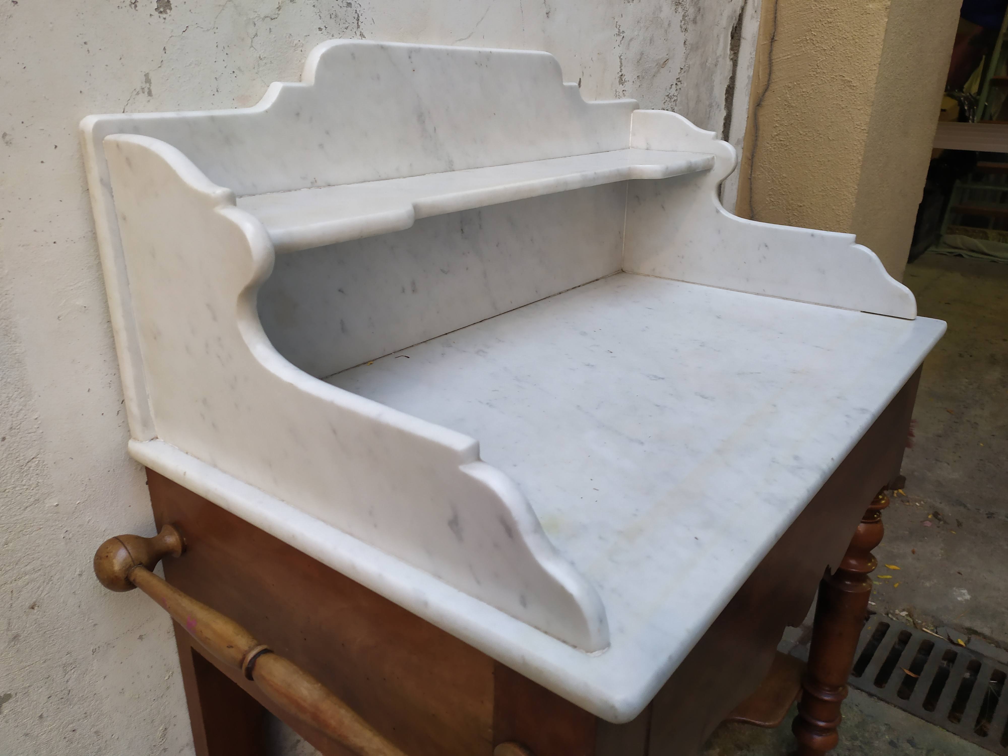 Marble toilet table