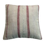 Vintage turkish kilim cushion cover, 40 x 40 cm