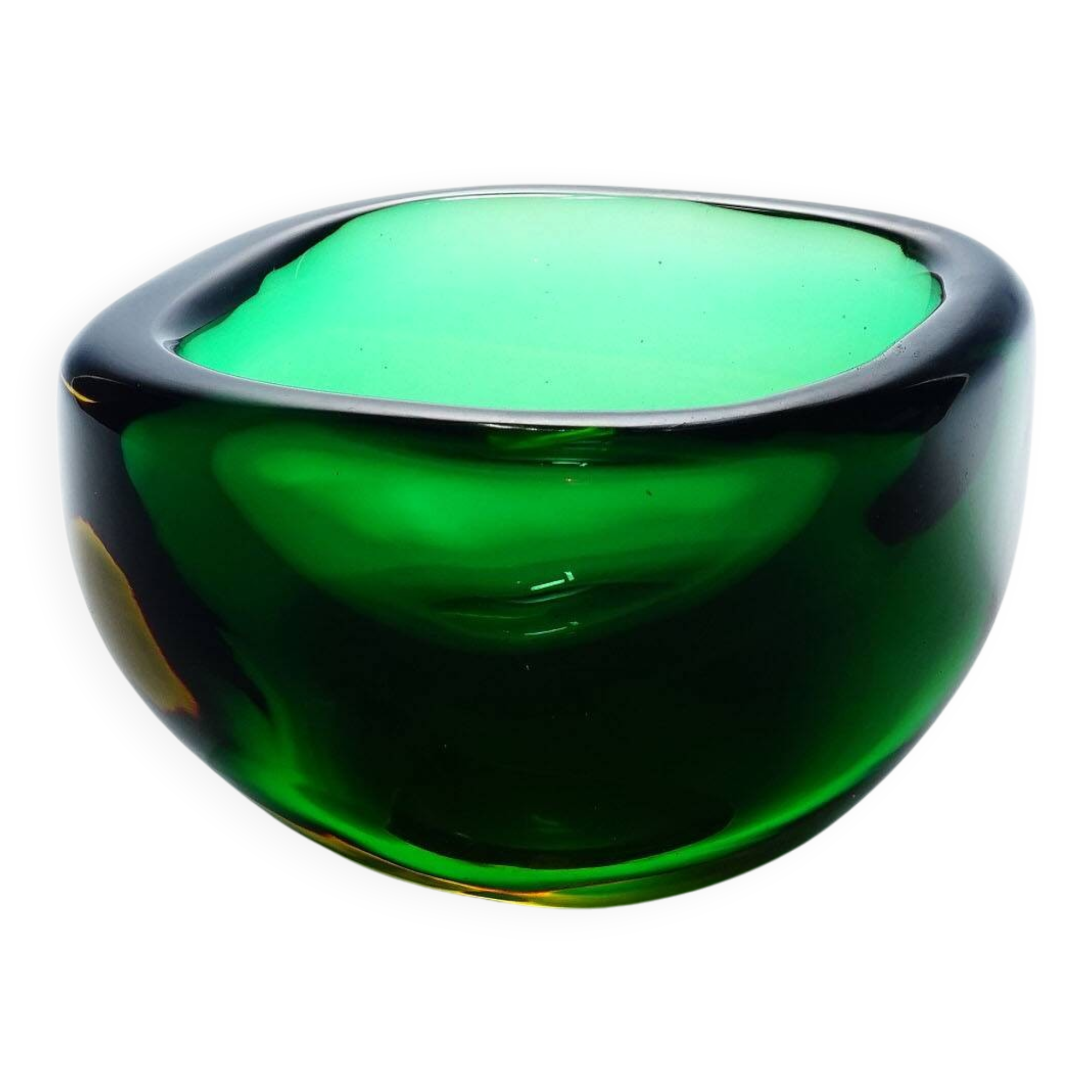 Bol en verre artistique vintage par Seguso Murano des années 1960