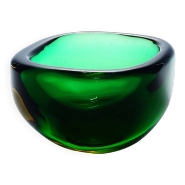 Vintage art glass bowl by Seguso Murano 1960s