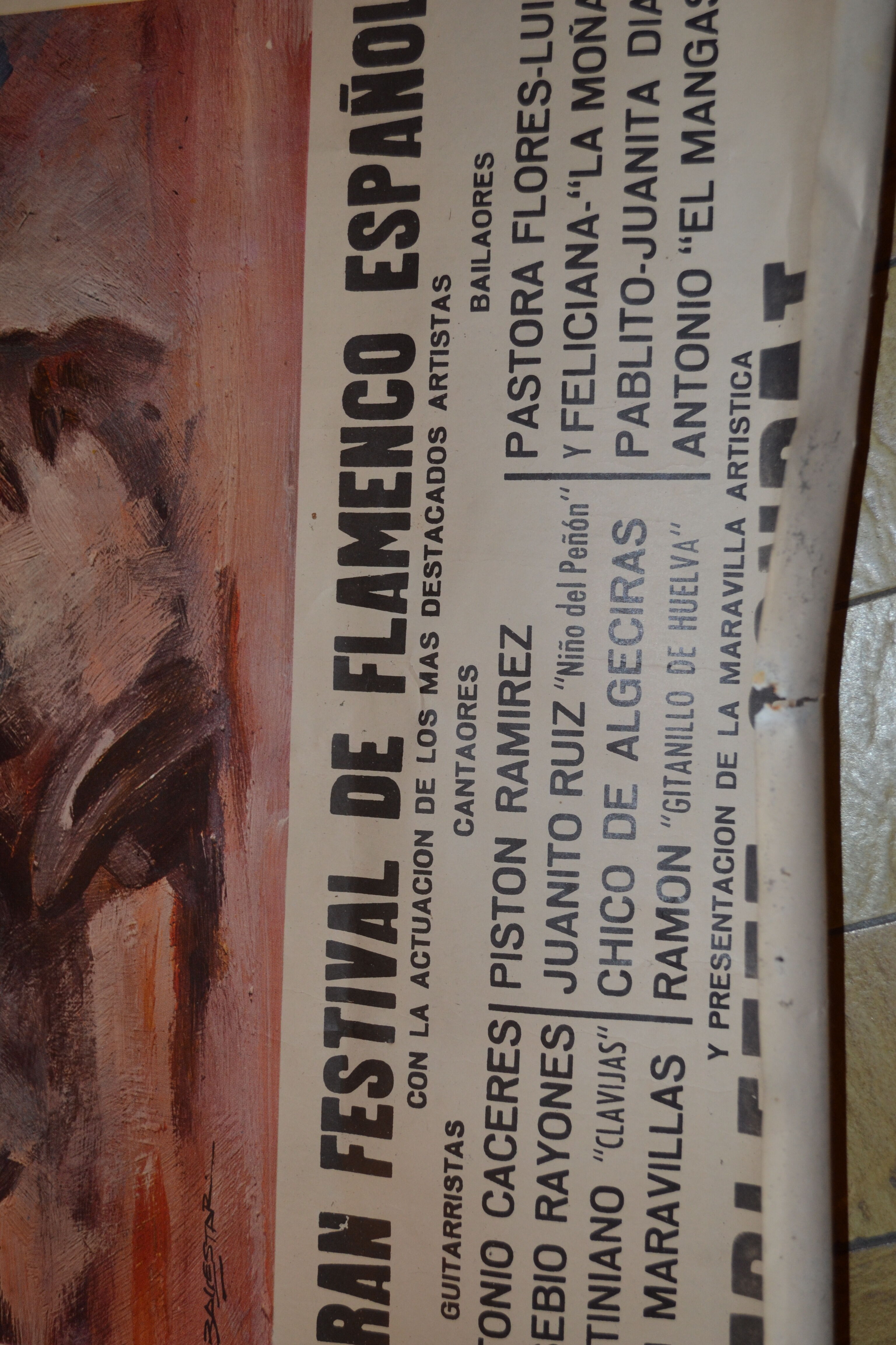Bullfighting poster