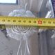 Antique engraved bevelled mirror - Art Deco