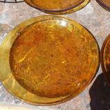 9 Arcoroc Sierra amber plates