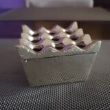 Scandinavian 9-hole brass ashtray 1970/1980