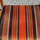 Set of 5 70s designer chairs in beech and orange and brown velvet Self éditeur