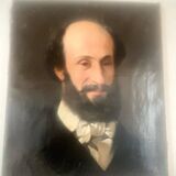 Old painting - Portrait of a gentleman - 46x38