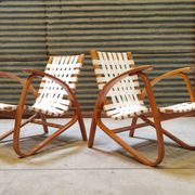 Paire de fauteuils par Jan Vanek pour Up Zavody 1930