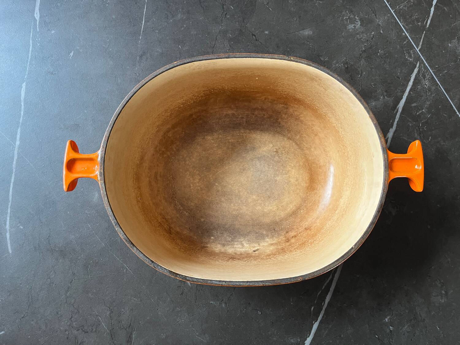 Vintage casserole dish Le Creuset 25 La Mama by Enzo Mari