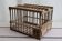 Cage à oiseaux en bois