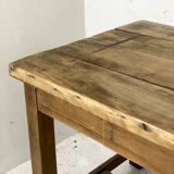 Solid wood farm table