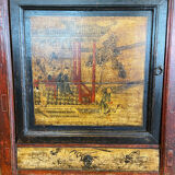 Buffet ancien chinois 3 portes + 3 tiroirs