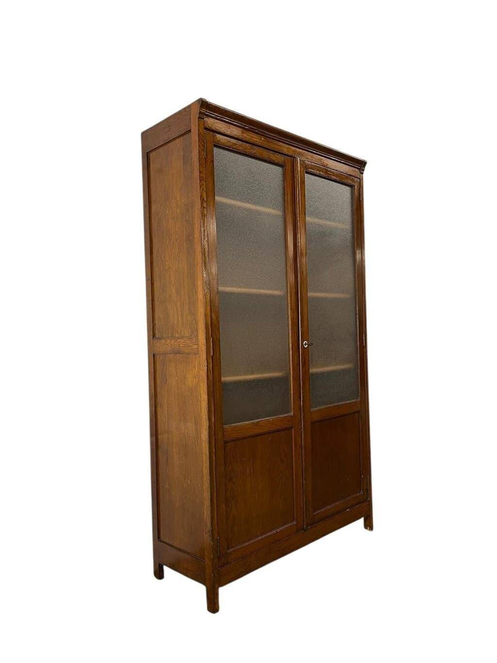 Vitrine vintage XL en bois