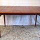 XXL Scandinavian teak style dining tables – 60s/70s