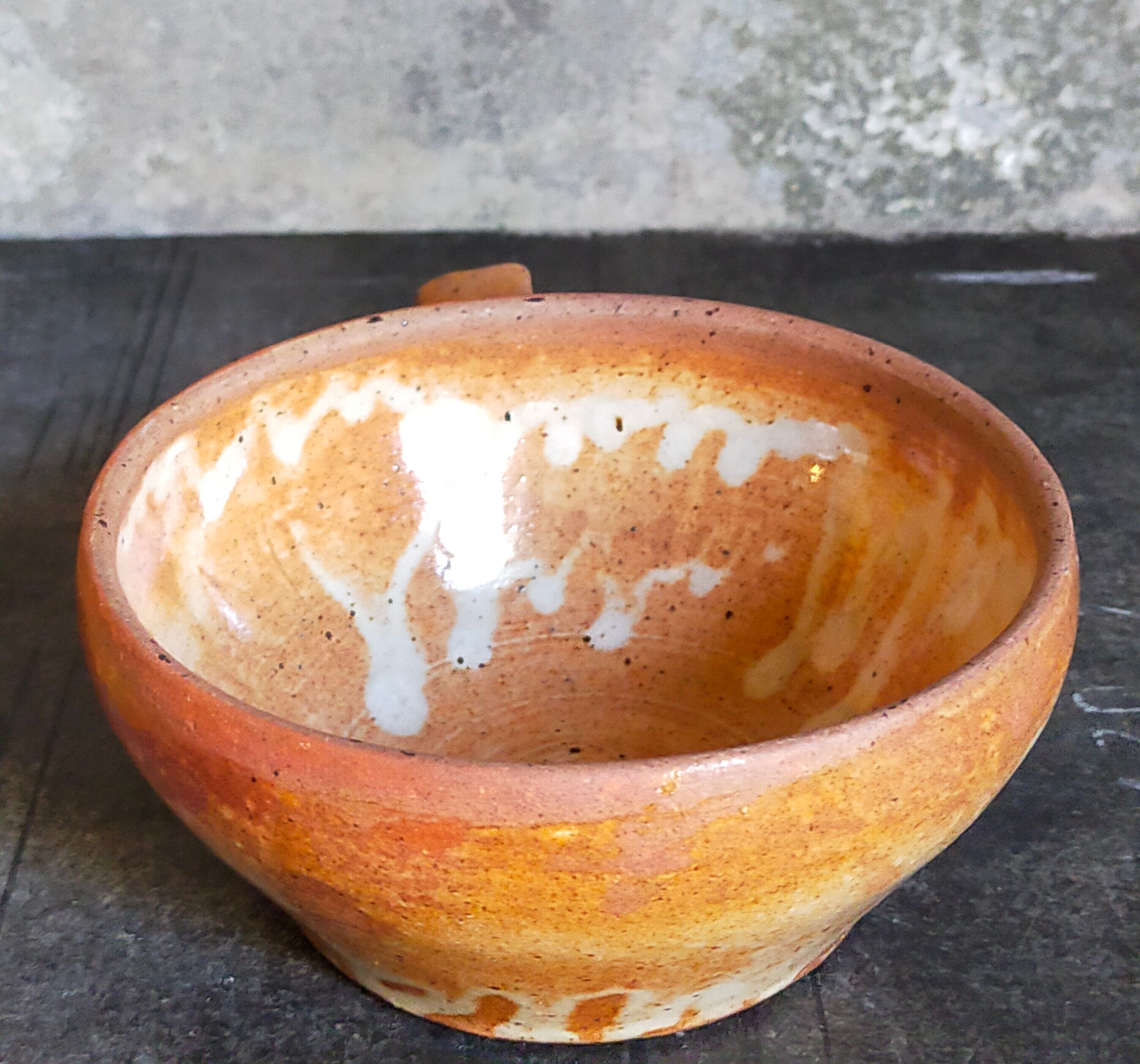 Three vintage marais sandstone bowls