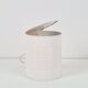 Pop Art White Metal Can Table Lamp by Vrieland, 1970s