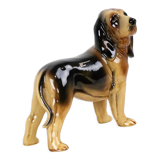 Statue sculpture bloodhound coopercraft dog made england ceramic 22cm
