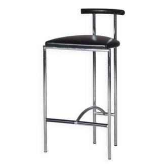 Tabouret de bar des années 1980 par Rodney Kinsman pour Bieffeplast, Italie