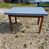 1950s Wooden Table with Extensions