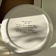 Zao wou ki porcelain plate orchid plate box set