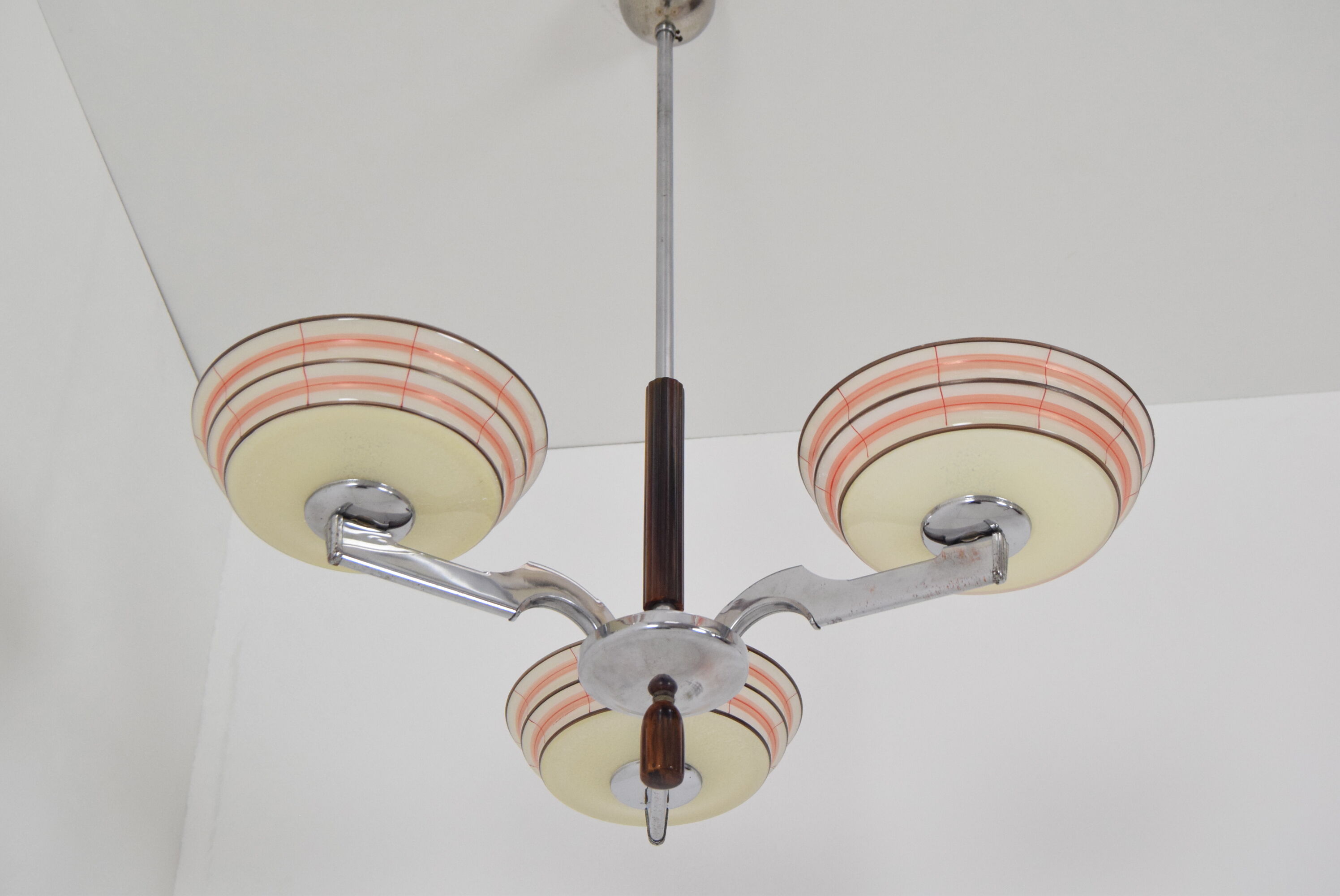 Mid-century Chandelier,Czechoslovakia,1950's.